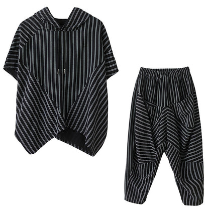 Summer Two Pieces Tops and Harem Pants