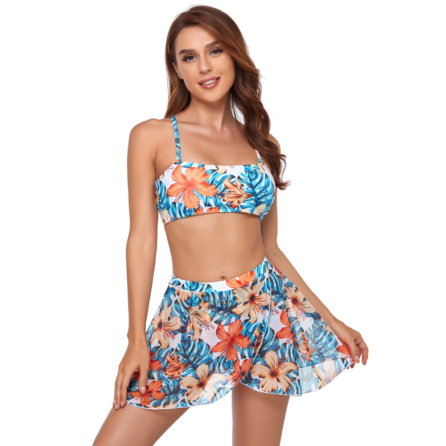 Sexy Women Summer Beach 3pcs Biknis Swimsuits