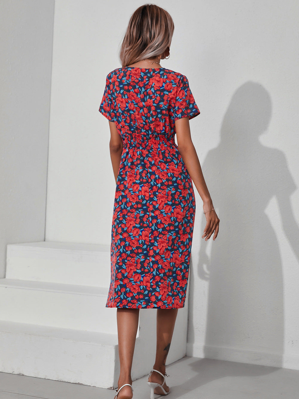 Summer Daily Short Sleeves Sun Dresses