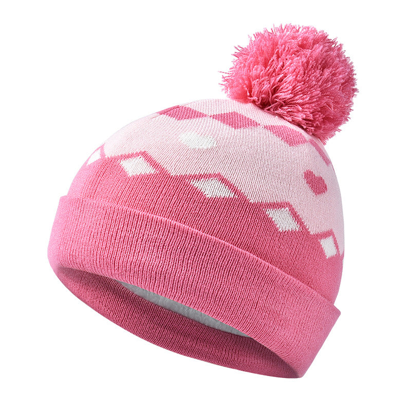 Winter Knitting Hats Gloves Scarfs 3pcs/set