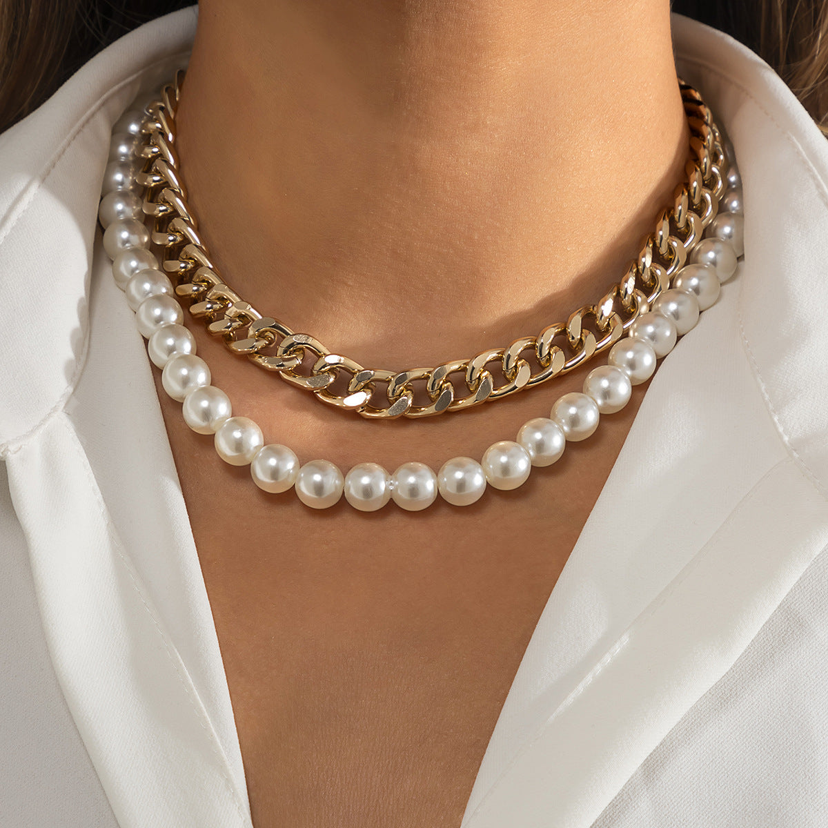 Hip Hop Style Chain Desgin Necklaces for Women