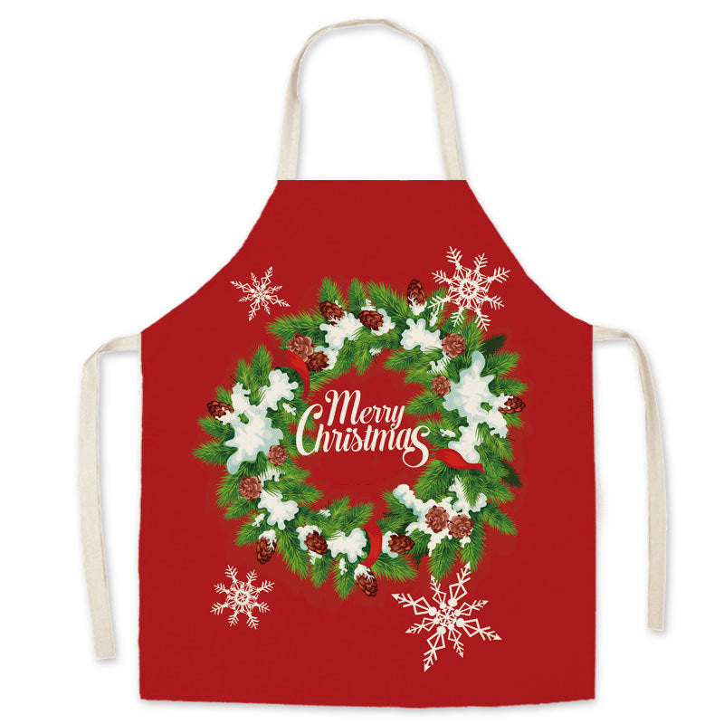Merry Christmas Parent and Kids Linen Arpons