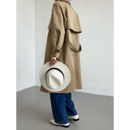 Classy Women Long Windbreak Coats