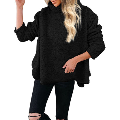 Women Warm Turtleneck Woolen Plus Sizes Winter Sweaters