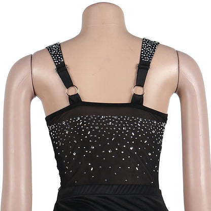 Sexy Backless Two Pieces Night Party Dresses
