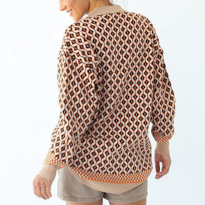 Fashoin Irregular Women Casual Loose Cardigan Sweaters