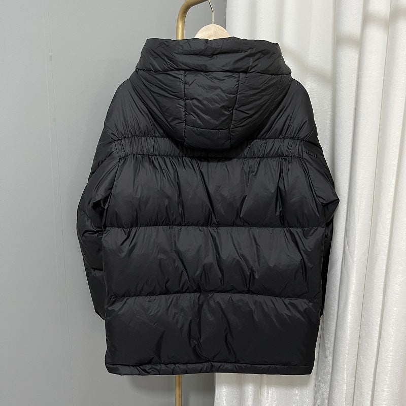Winter Down Fashion Overcoats with Hats