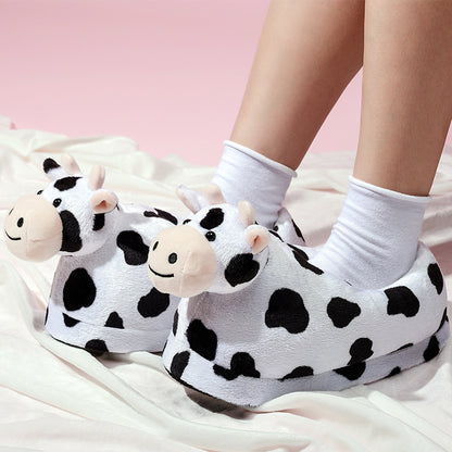 Cute Cartoon Plush Warm Winter Slippers