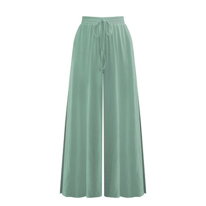Casual Side Split Women Summer Pants