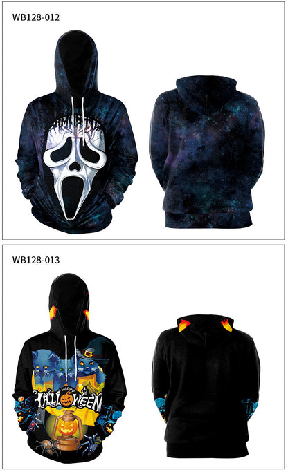 Hip Hop Style Women Plus Sizes Hoodies for Halloween
