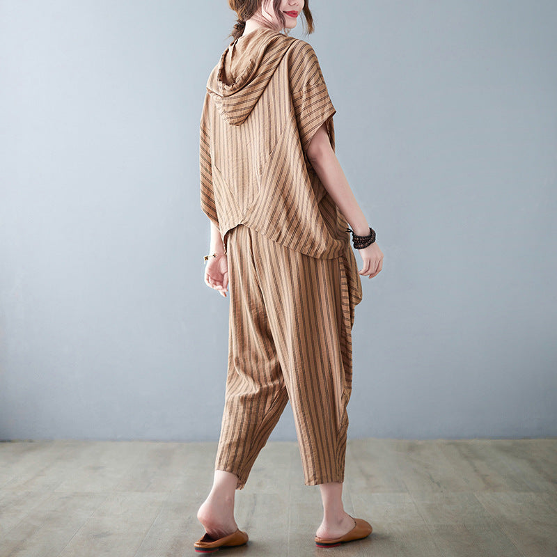 Summer Two Pieces Tops and Harem Pants
