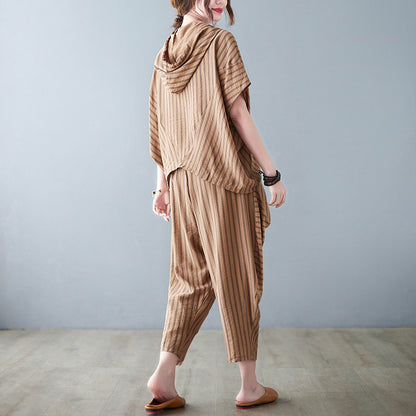 Summer Two Pieces Tops and Harem Pants