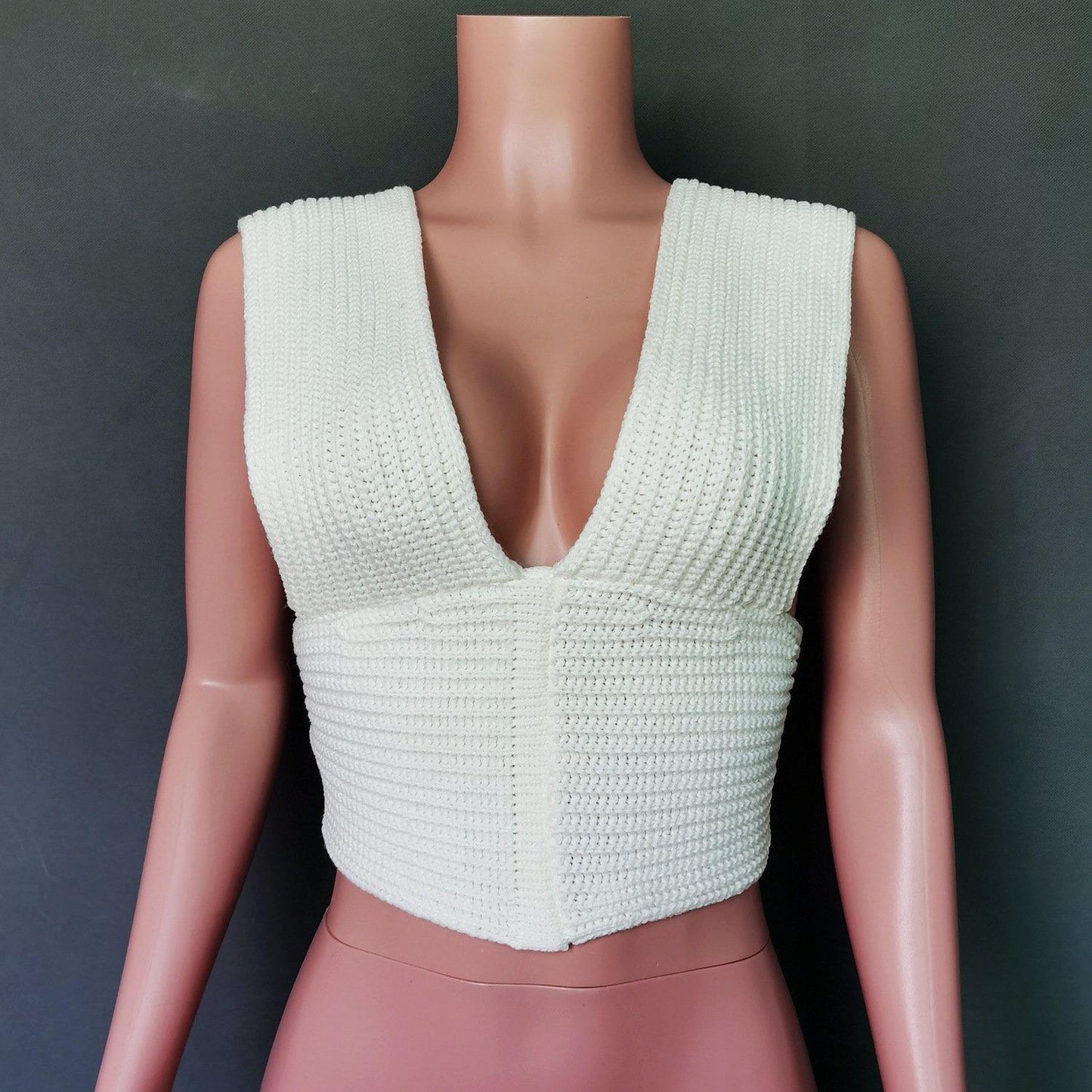 DIY Knitting Bangdage Tops-STYLEGOING