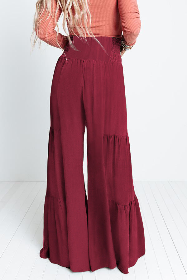 Casual Elastic Waist Loose Pants for Women
