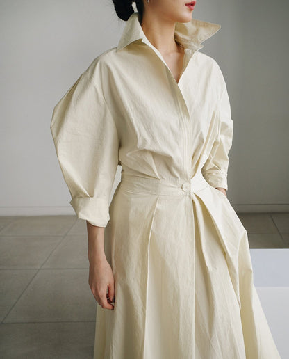 Casual Loose Fashion Long Maxi Shirts Dresses-STYLEGOING