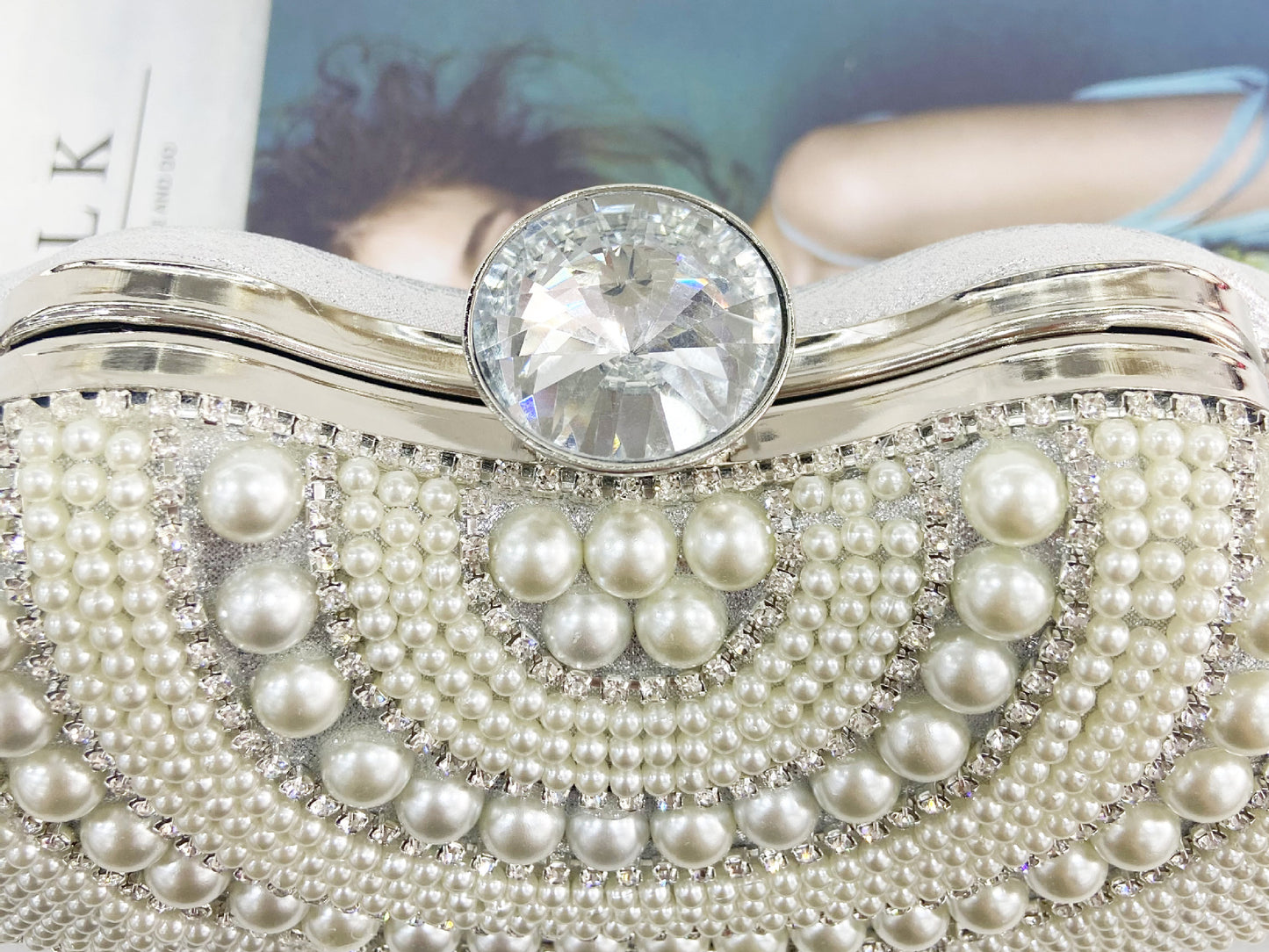 Women Tassels Design Jewelry Wedding Clutch Bags
