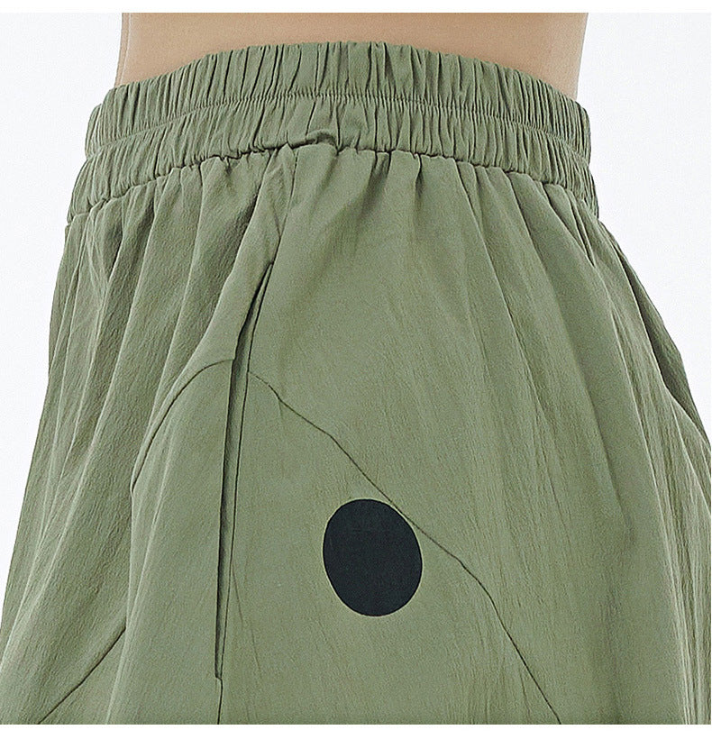 Designed Summer Plus Sizes Wide Legs Pants