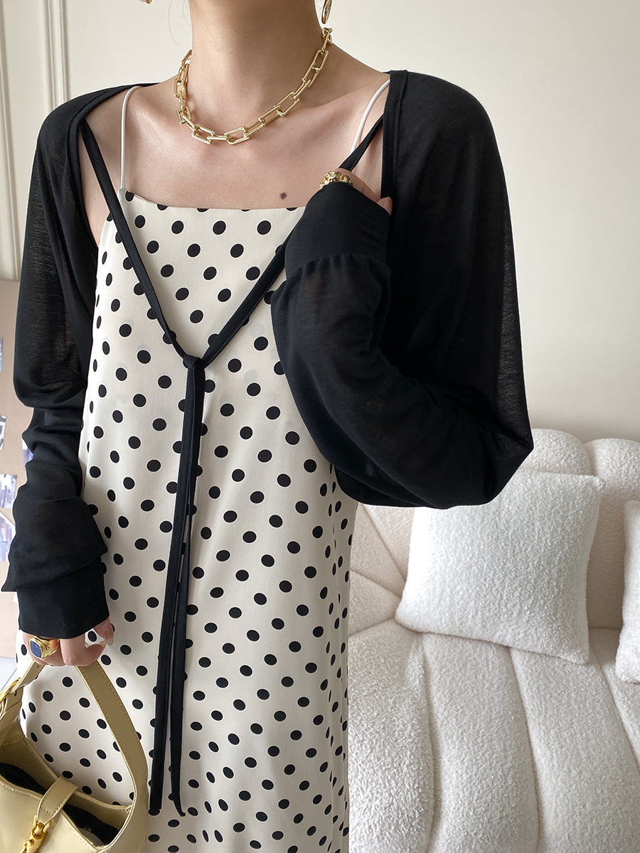 Summer Sun Proof Long Sleeves Cape Tops