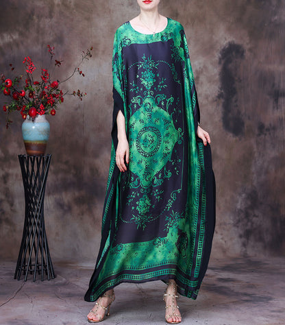 Vintage Print Summer Irregular Long Romper Dresses