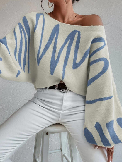 Designed Women Loose Knitted Sweaters