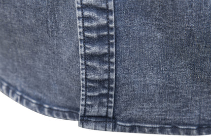 Fashion Denim Long Sleeves Shirts for Men