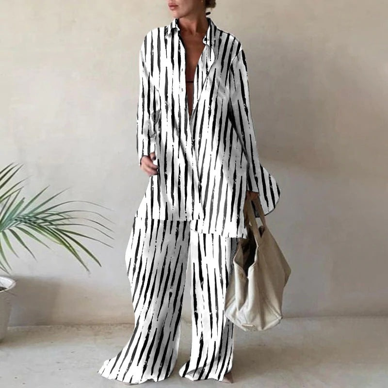 Casual Summer Holiday Long Sleeves Suits for Women