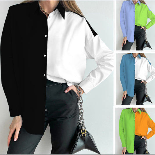 Casual Long Sleeves Fall Shirts for Women