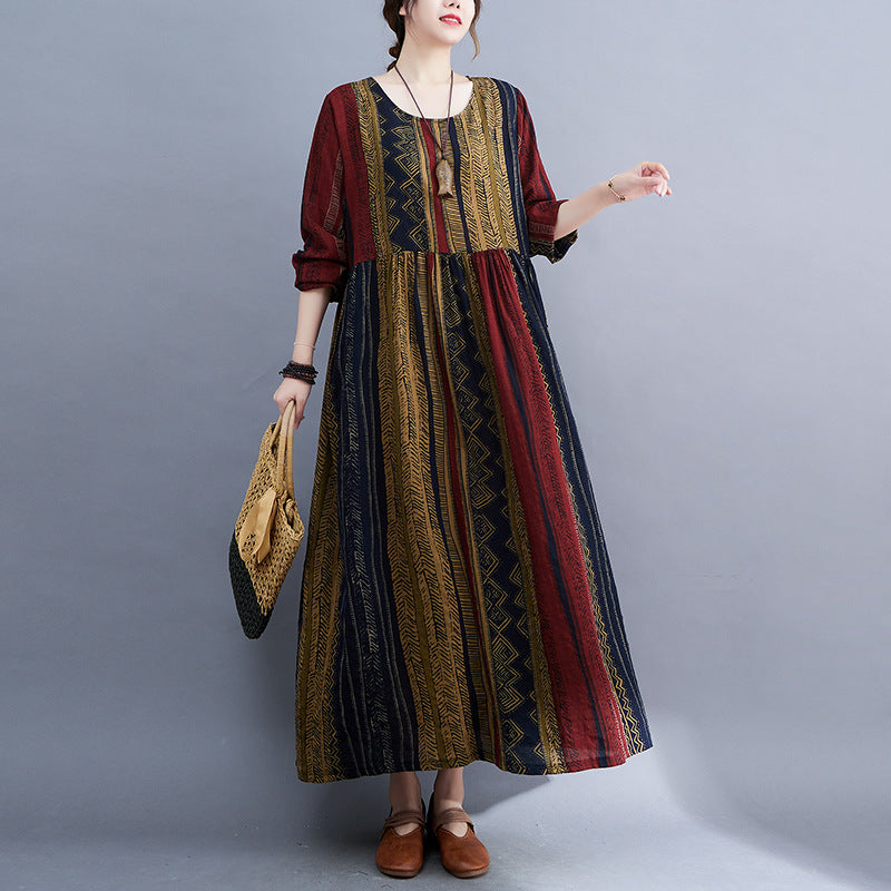 Vintage Plus Sizes Fall Dresses