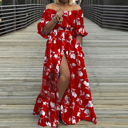 Sexy Off The Shoulder Long Maxi Dresses