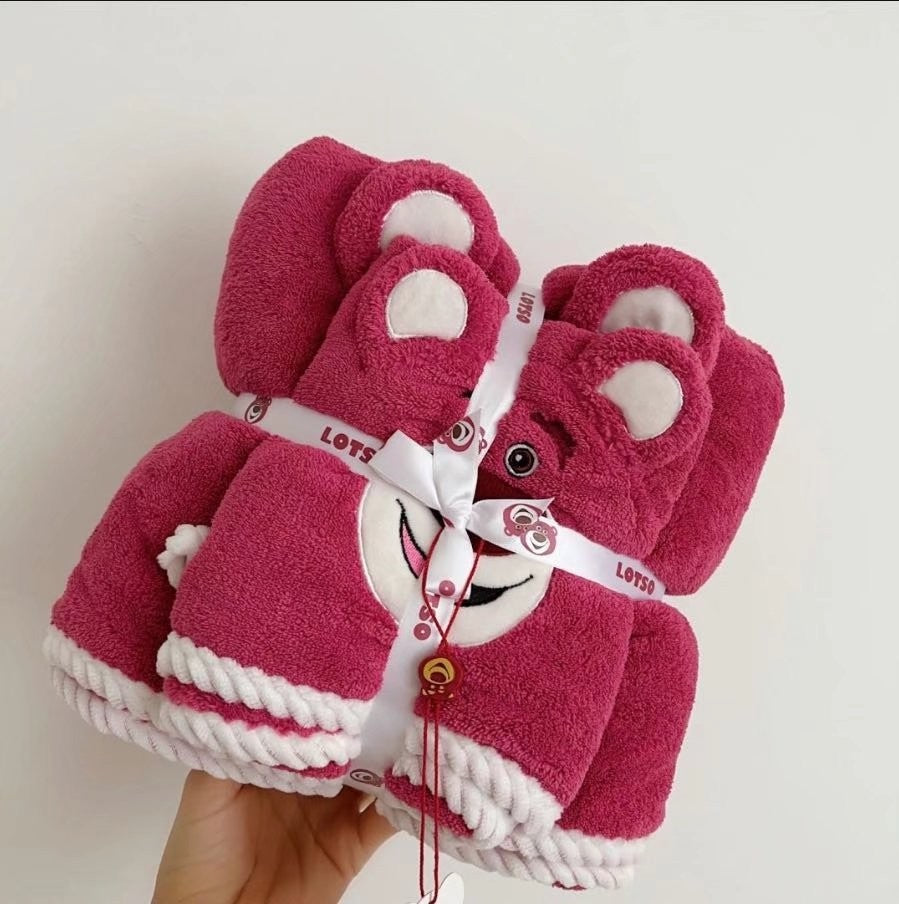 Animal Design Fast Drying Towel and Bath Towel Sets