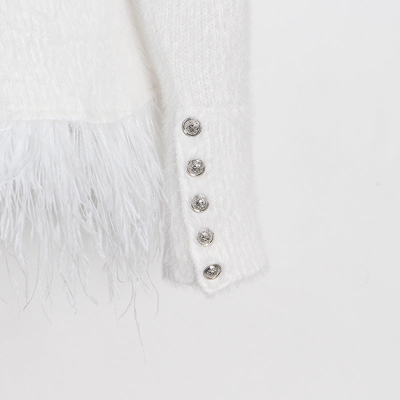 Designed Tassels Short Women Coats