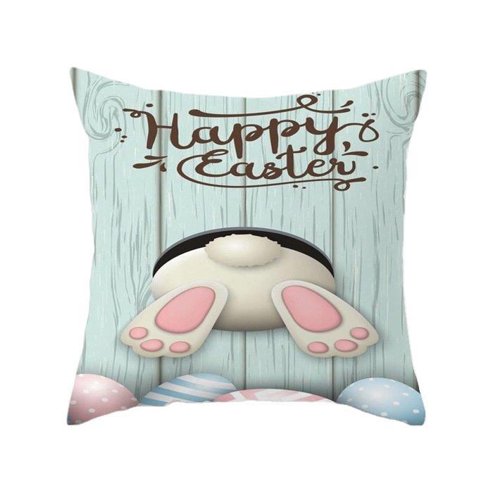 Easter Day Rabbit Pillow Case 2 Pcs/Set