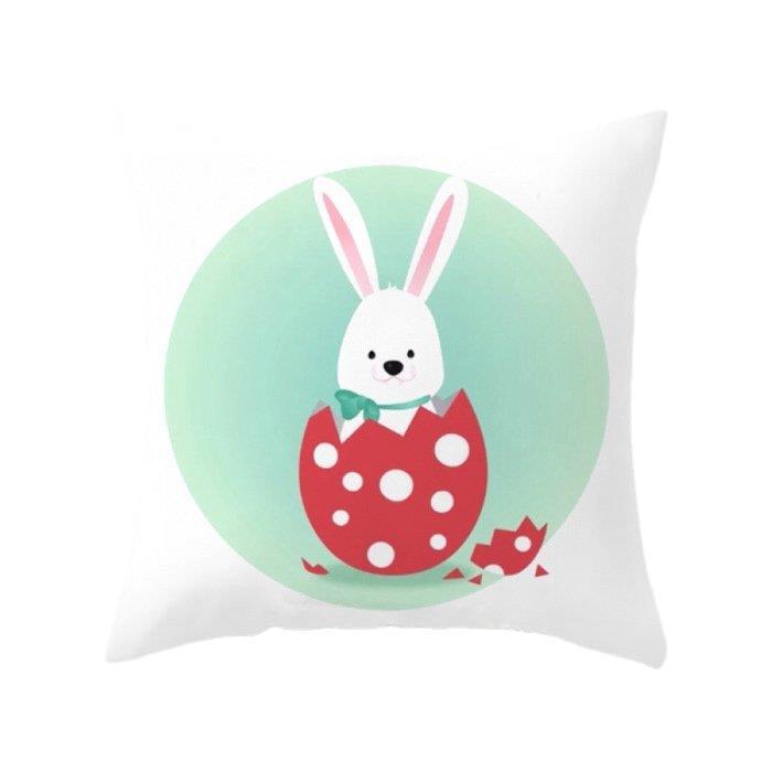 Easter Day Rabbit Pillow Case 2 Pcs/Set