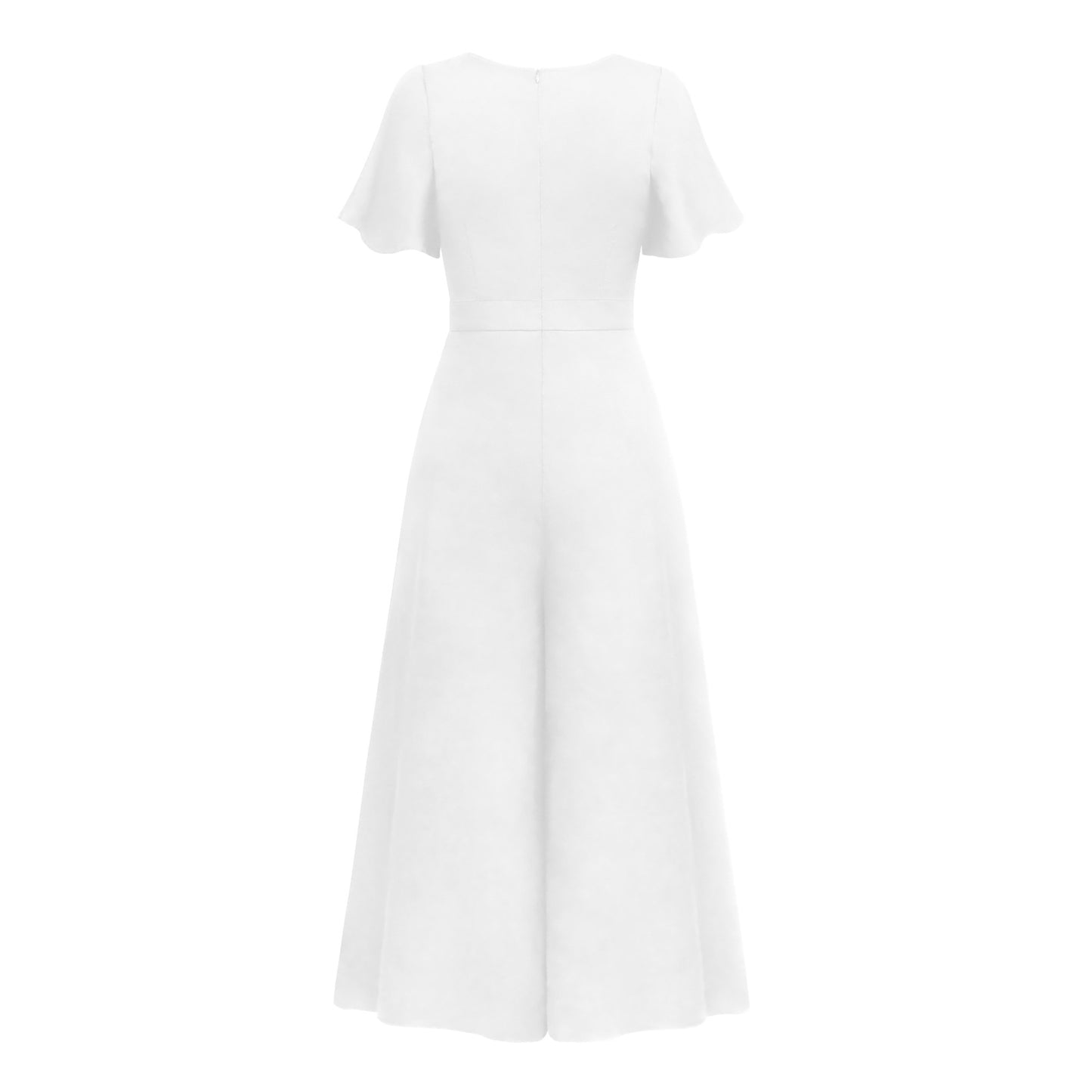 Sexy Ruffled Sleeves Bandage Women Jumpsuits