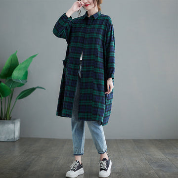 Vintage Long Sleeves Fall Shirts for Women