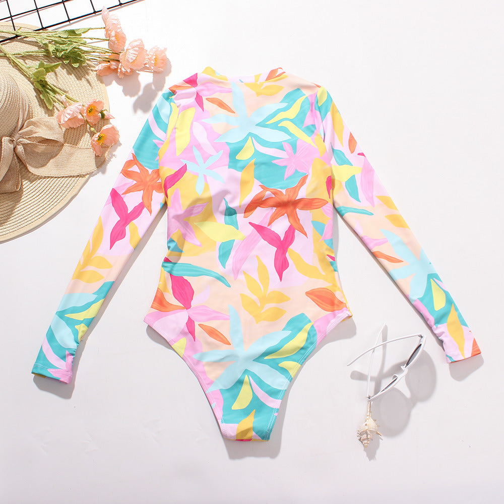 Sexy Long Sleeves One Piece Swimsuits