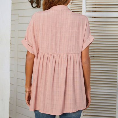 Summer Short Sleeves Women Shirts
