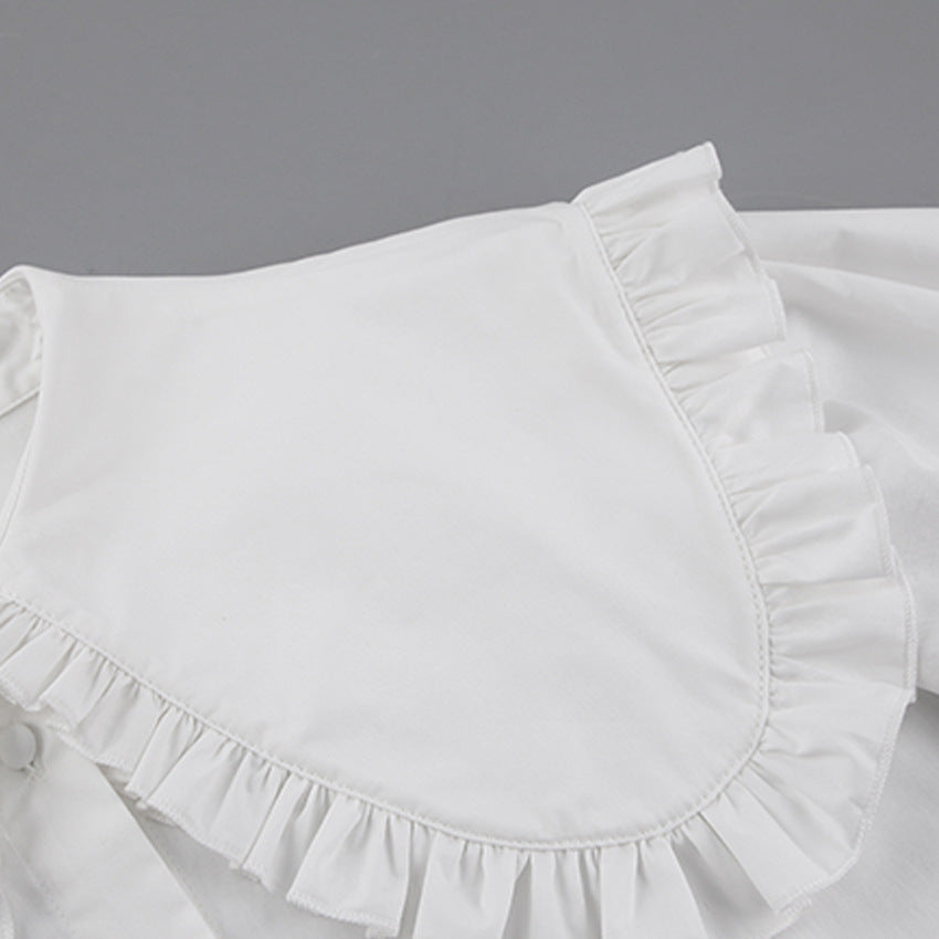 White Princess Women Long Sleeves Shirts
