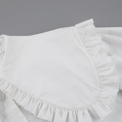 White Princess Women Long Sleeves Shirts