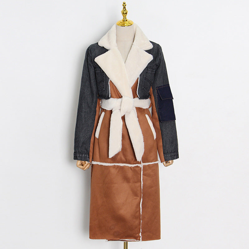 Fashion Sherpa Warm Long Overcoat for Women