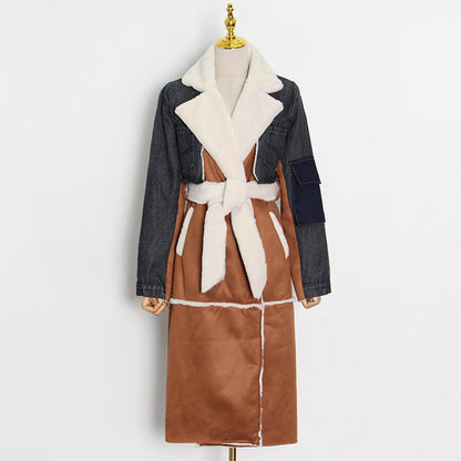 Fashion Sherpa Warm Long Overcoat for Women