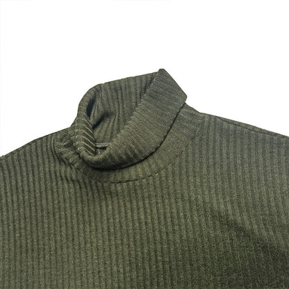 Fall Turtleneck Long Sleeves Knitted Sweaters