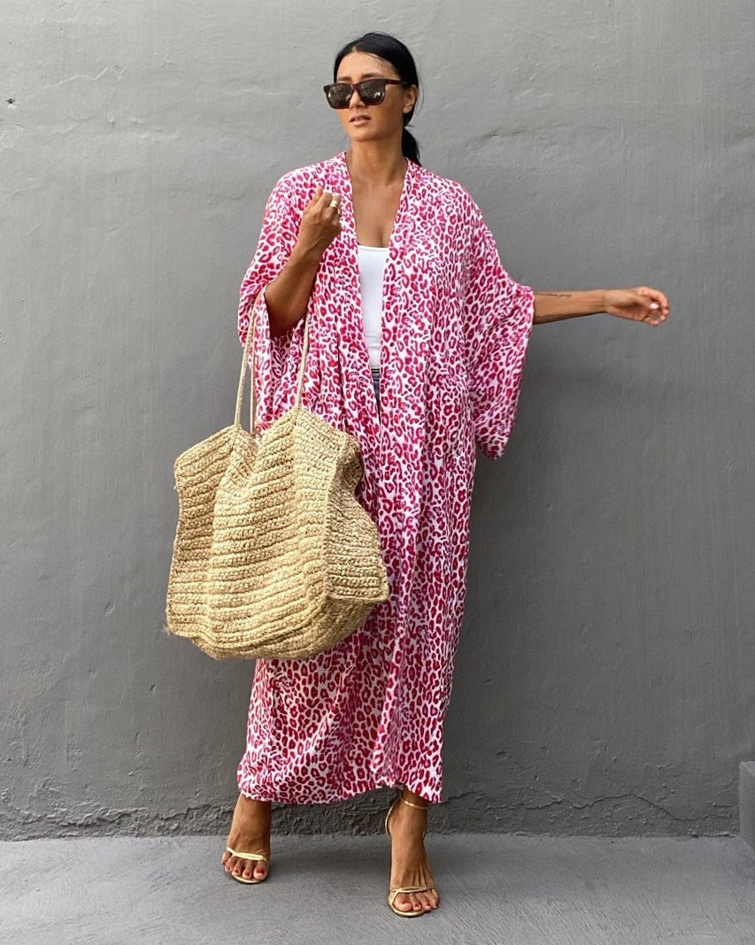 Casual Cotton Holiday Beach Summer Bikini Cover Ups