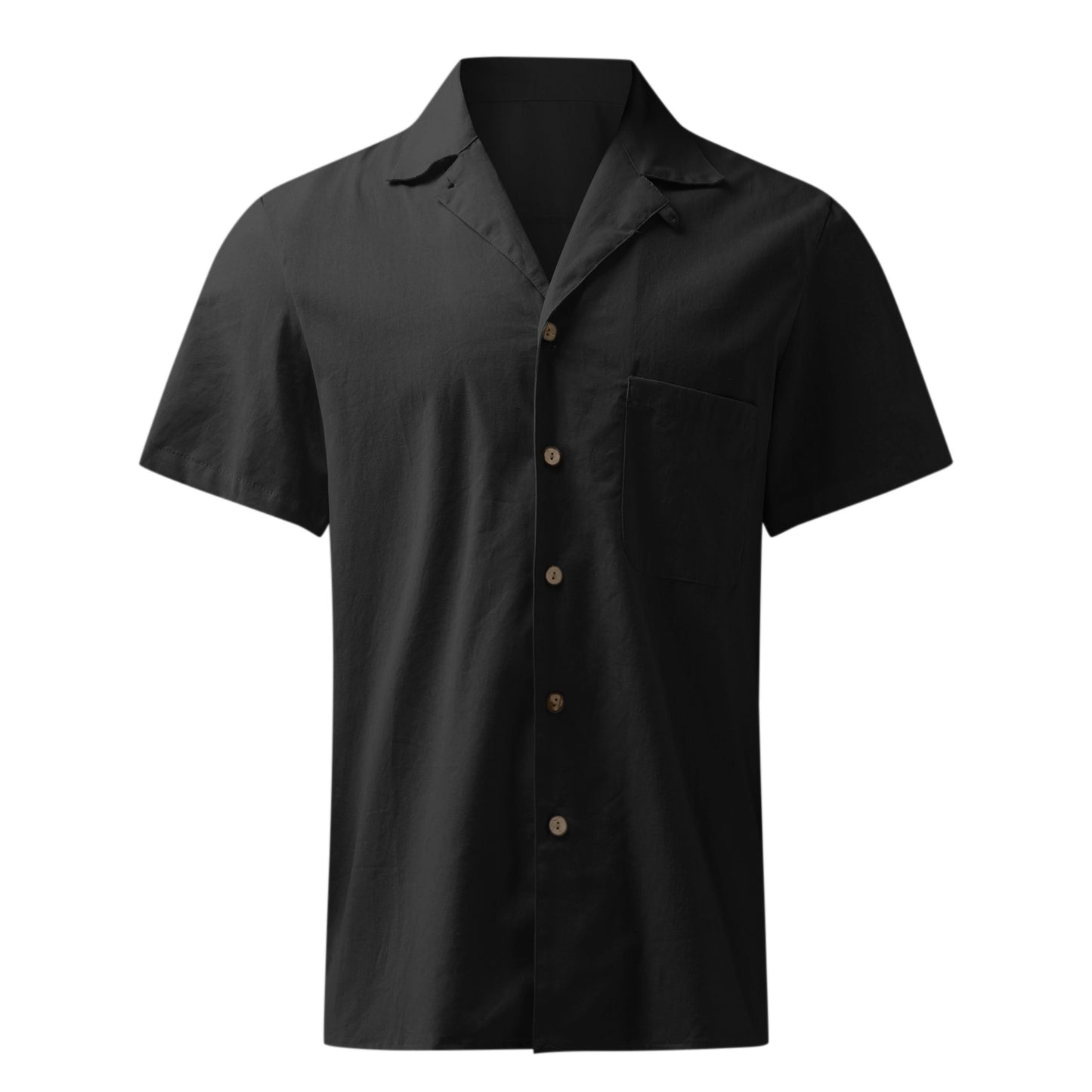 Casual Linen Short Sleeves Shirts for Men