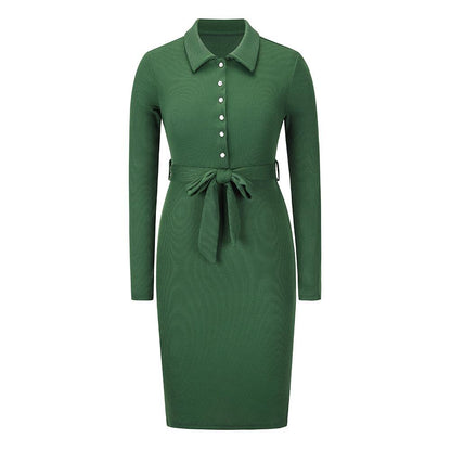Women Knitting Pullover Bodycon Dresses-STYLEGOING