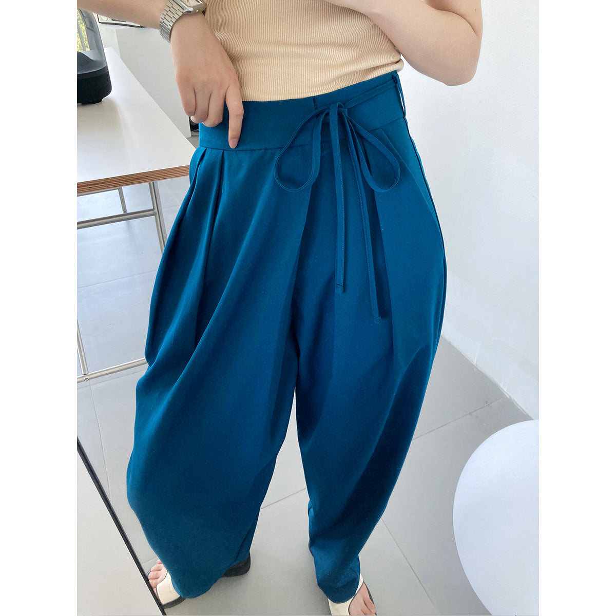 Vintage Designed Women Wide Legs Pants