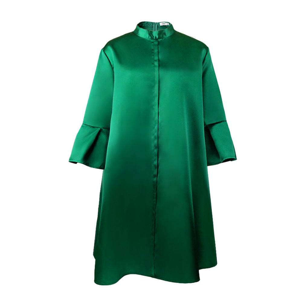 Women Plus Sizes Trumpet Sleeves Party Dresses