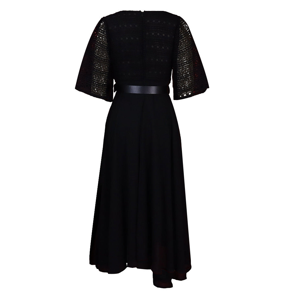 Elegant Chiffon Women Dresses with Belt