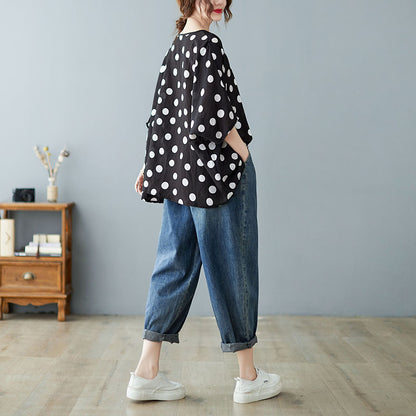 Summer Plus Sizes Short Sleeves Blouses Shirts