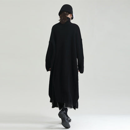 Elegant Women Long Knitting Cozy Dresses